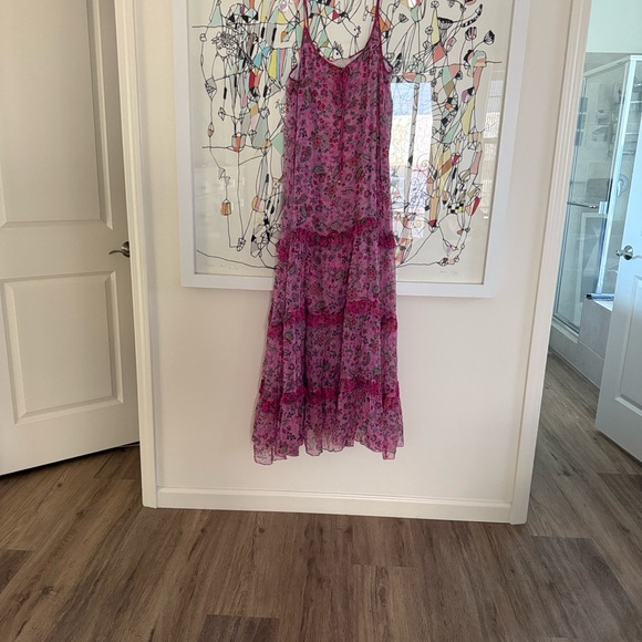 Johnny Was Silk Foxglove Maxi Dress - Picture 5 of 5